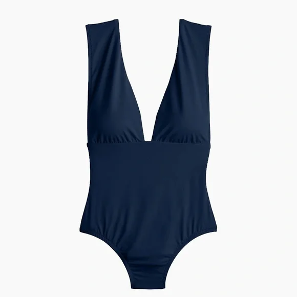 Crew Swim Nwt J Crew Plunge Vneck Onepiece Swimsuit Poshmark